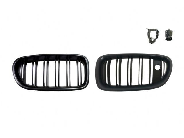 BMW 5 SERIES  F10 M5/ M Performance GRILLE W/ CAMERA NIGHT VERSION DOUBLE LINE